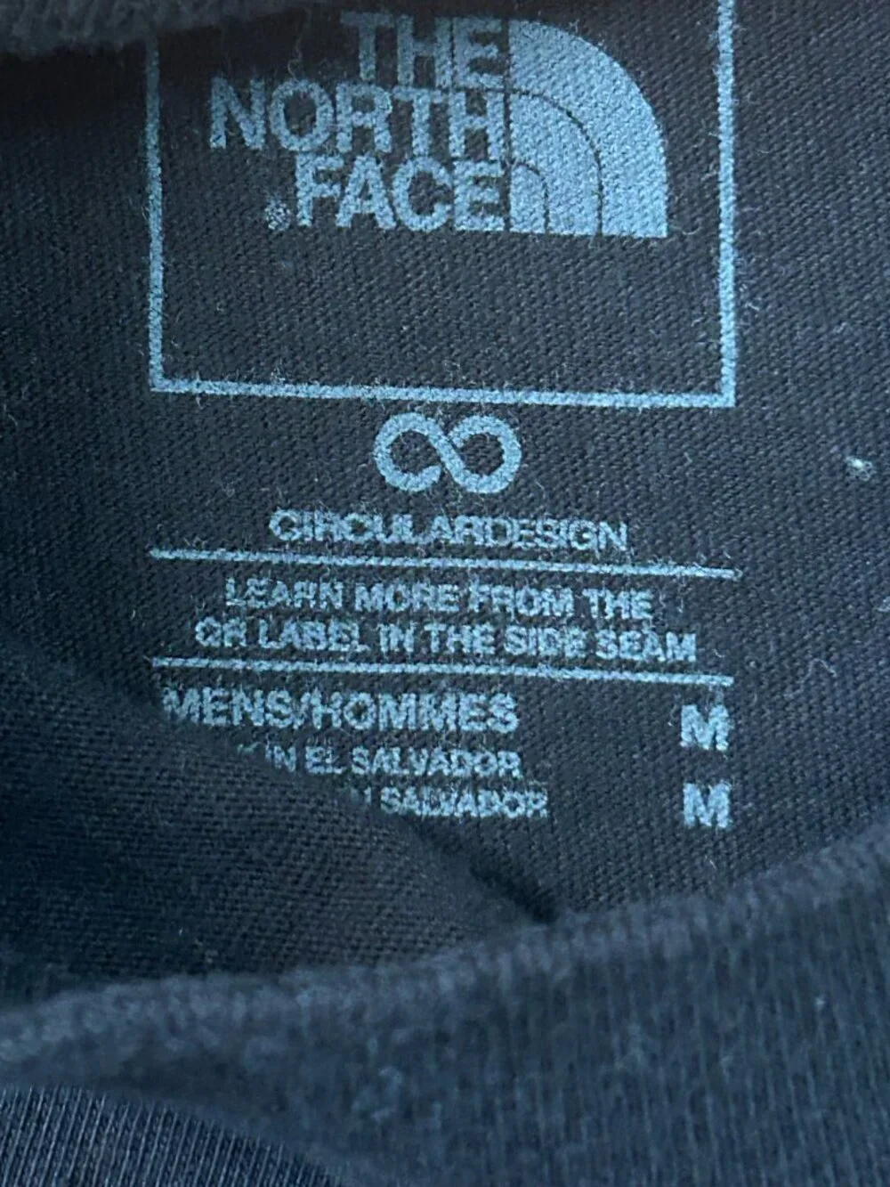 The North Face Mens Black Cotton Logo Tee T-Shirt Size Medium Gorpcore Preppy